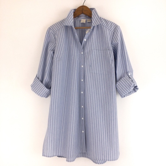 a.moon • Oversized Striped Tunic Shirt - Picture 3 of 13